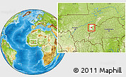 Physical Location Map of Sourountouna, highlighted parent region