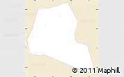 Classic Style Simple Map of Sourountouna, single color outside