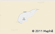 Classic Style 3D Map of Koula, single color outside