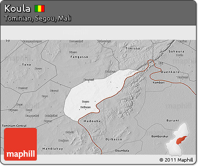 Gray 3D Map of Koula
