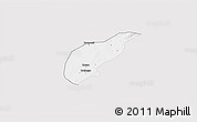 Silver Style 3D Map of Koula, single color outside