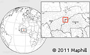 Blank Location Map of Koula, highlighted parent region