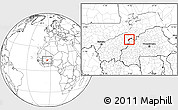 Blank Location Map of Koula