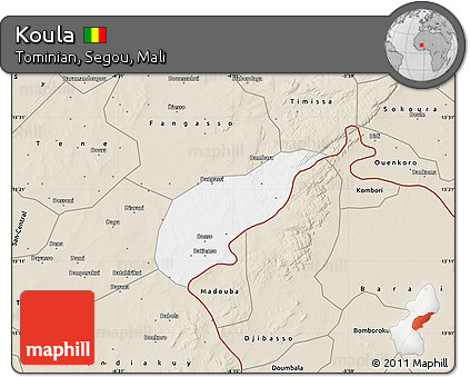 Classic Style Map of Koula