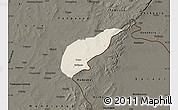 Shaded Relief Map of Koula, darken
