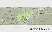 Physical Panoramic Map of Koula, semi-desaturated