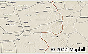 Shaded Relief 3D Map of Mafoune