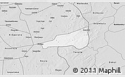 Silver Style 3D Map of Mafoune