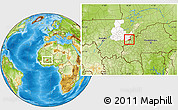Physical Location Map of Mafoune, highlighted grandparent region