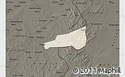 Shaded Relief Map of Mafoune, darken