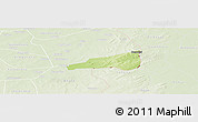 Physical Panoramic Map of Mafoune, lighten