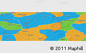 Political Panoramic Map of Mafoune