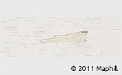 Shaded Relief Panoramic Map of Mafoune, lighten