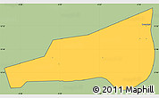 Savanna Style Simple Map of Mafoune, cropped outside