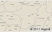 Shaded Relief 3D Map of Bougouni-Central