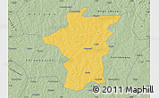 Savanna Style Map of Bougouni-Central
