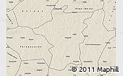 Shaded Relief Map of Bougouni-Central