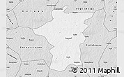 Silver Style Map of Bougouni-Central