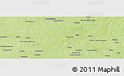 Physical Panoramic Map of Bougouni-Central