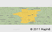 Savanna Style Panoramic Map of Bougouni-Central