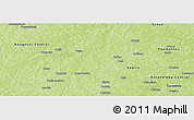 Physical Panoramic Map of Zantiebougou