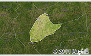 Satellite 3D Map of Kebila, darken