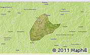 Satellite 3D Map of Kebila, physical outside
