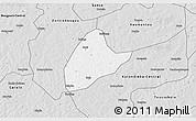 Silver Style 3D Map of Kebila