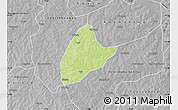 Physical Map of Kebila, desaturated