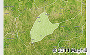Physical Map of Kebila, satellite outside
