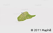 Satellite Panoramic Map of Kebila, cropped outside