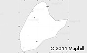 Silver Style Simple Map of Kebila