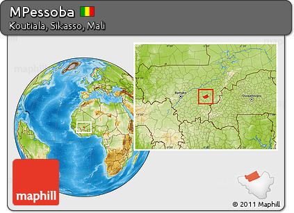 Physical Location Map of MPessoba