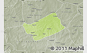 Physical Map of MPessoba, semi-desaturated