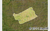 Satellite Map of MPessoba, darken