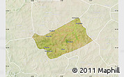 Satellite Map of MPessoba, lighten