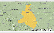 Savanna Style 3D Map of Zangasso