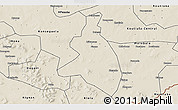 Shaded Relief 3D Map of Zangasso