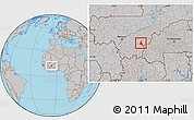 Gray Location Map of Zangasso