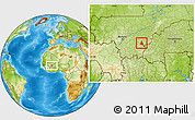 Physical Location Map of Zangasso