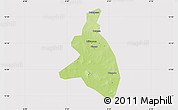 Physical Map of Zangasso, cropped outside
