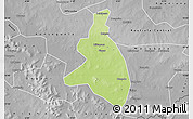 Physical Map of Zangasso, desaturated