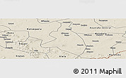 Shaded Relief Panoramic Map of Zangasso