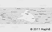 Silver Style Panoramic Map of Zangasso
