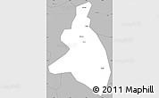 Gray Simple Map of Zangasso