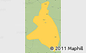 Savanna Style Simple Map of Zangasso