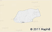 Classic Style 3D Map of Kangare, single color outside