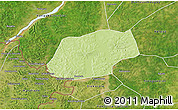 Physical 3D Map of Kangare, satellite outside