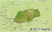 Satellite 3D Map of Kangare, physical outside