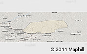 Shaded Relief Panoramic Map of Kangare, semi-desaturated